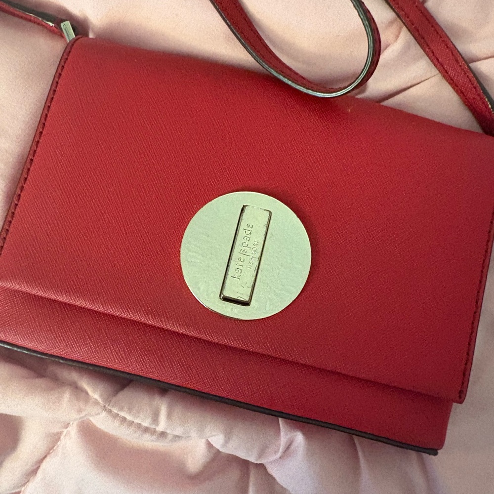 Kate Spade Vibrant Red Crossbody Bag